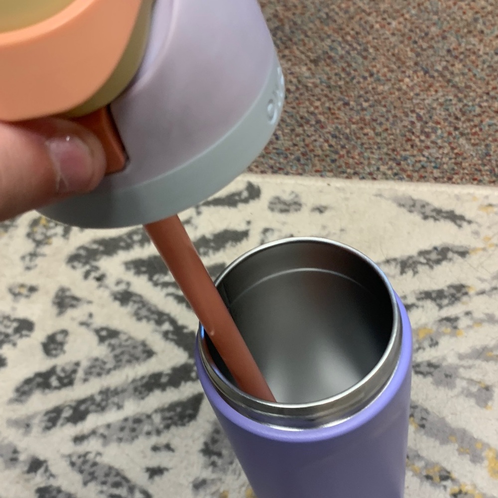 Stylish Purple Flip-Top Owala Water Bottle - Picture 4 of 10